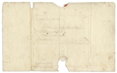 George Washington Autograph Free Frank Signature in 1779 as Commander-in-Chief of the Continental Army During the Revolutionary War